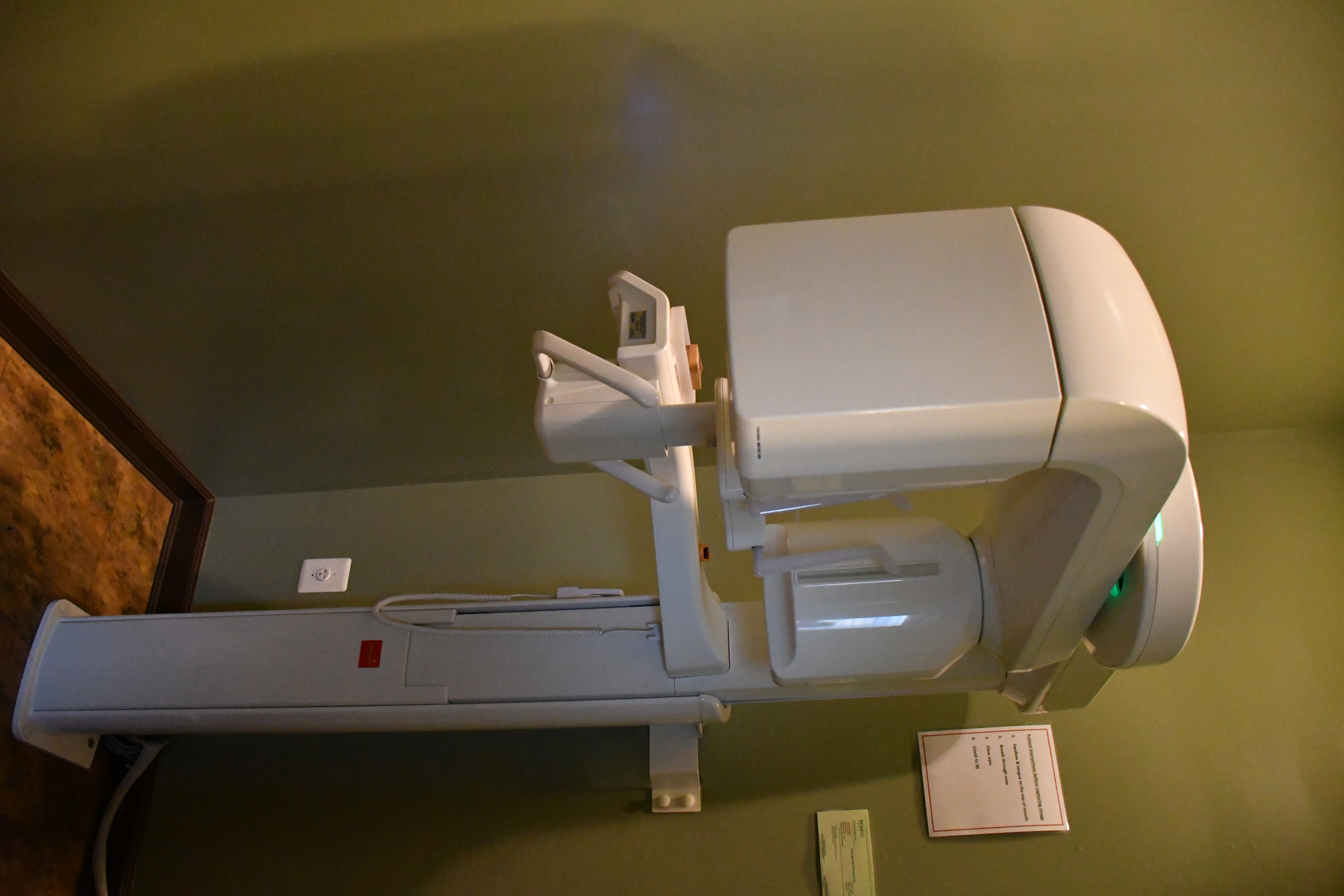 Panoramic and CBCT imaging machine used for full-mouth X-rays